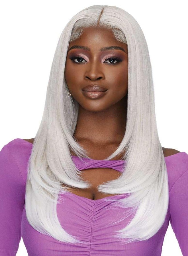 Outre Lace Front Wig - Perfect Hair Line 13X4 - Swoop Series - Swoop 1 (SWEDISH BLONDE) - Image 1